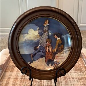 Norman Rockwell “Waiting on the Shore” plate